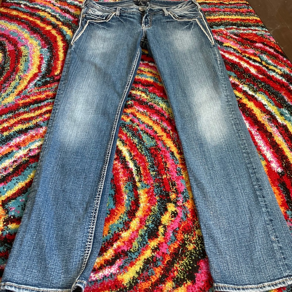 Silver jeans